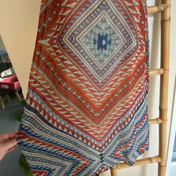 PIPER Size 10 Razor back A-Line Maxi Dress Fully Lined Soft Lining Chiffon outer - Picture 11 of 14